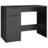 Escritorio de madera contrachapada negro 100x50x75