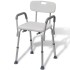 Silla de ducha de aluminio