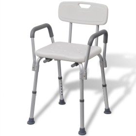 Silla de ducha de aluminio