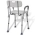 Silla de ducha de aluminio