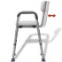 Silla de ducha de aluminio