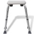 Silla de ducha de aluminio