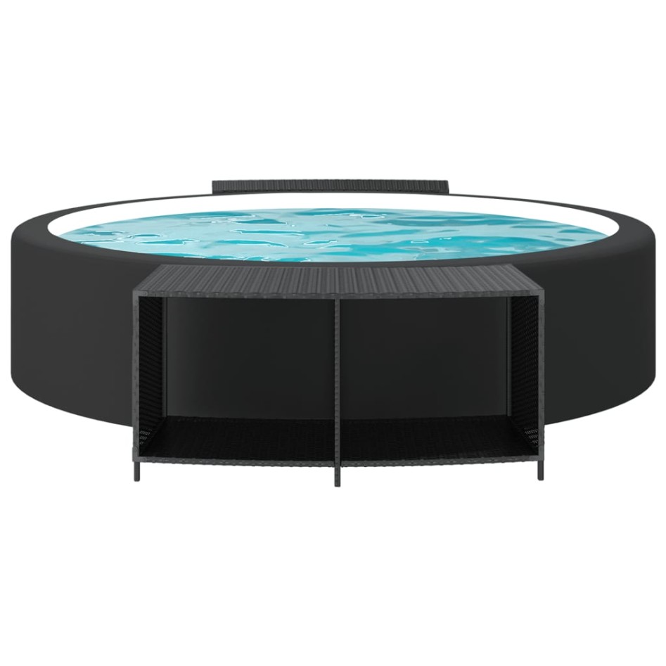 Estantes de almacenaje 2 unidades ratán sintético