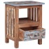 Mesita de noche madera maciza de caoba 41x30x50