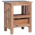 Mesita de noche madera maciza de caoba 41x30x50