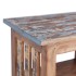 Mesita de noche madera maciza de caoba 41x30x50