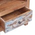 Mesita de noche madera maciza de caoba 41x30x50