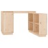 Escritorio de madera maciza de pino 110x50x75