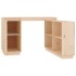 Escritorio de madera maciza de pino 110x50x75