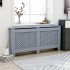 Cubierta para radiador MDF gris antracita 172x19x81,5