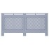 Cubierta para radiador MDF gris antracita 172x19x81,5