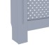 Cubierta para radiador MDF gris antracita 172x19x81,5