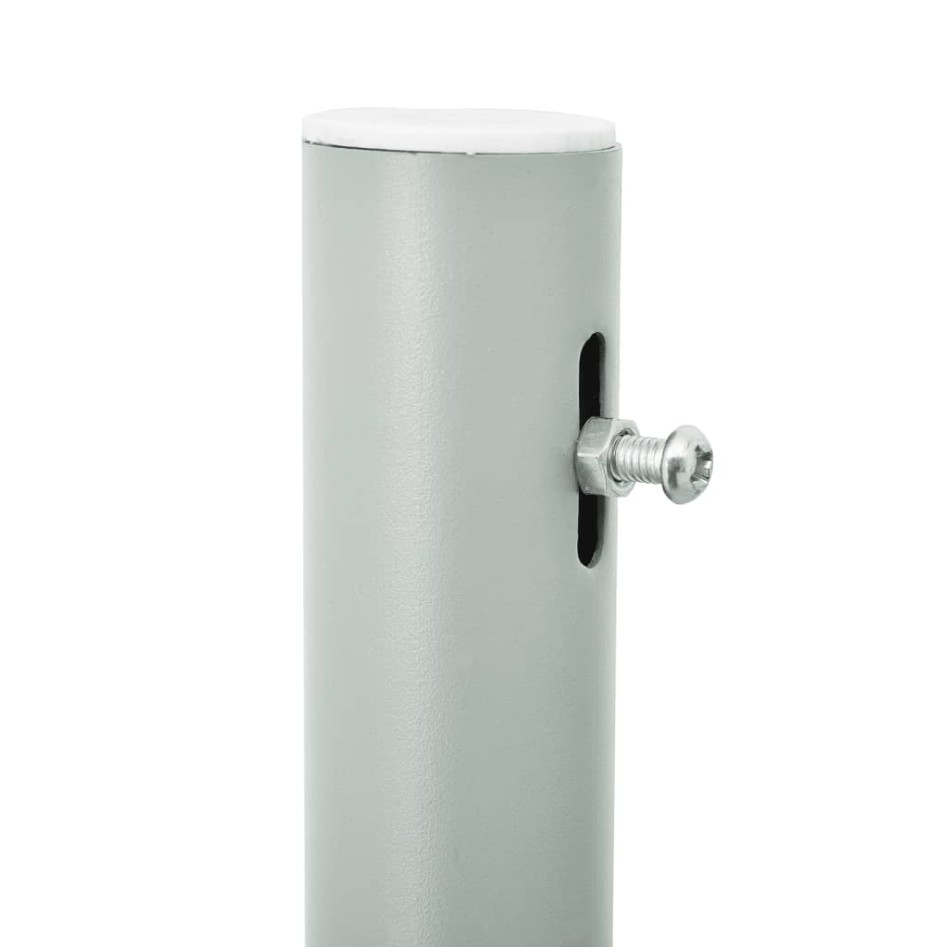 Toldo lateral retráctil de jardín rojo 160x600