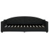 Sofá cama con colchón tela negro 80x200