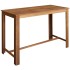 Mesa de bar de madera maciza de acacia 150x70x105