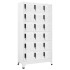Taquilla de acero blanco 90x40x180