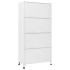 Taquilla de acero blanco 90x40x180
