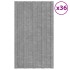 Panel para tejado acero galvanizado plata 36 unidades 80x45