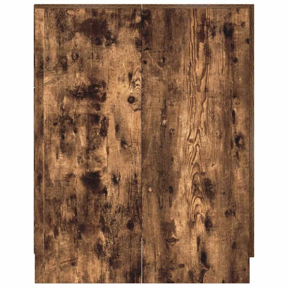 Armario de lavadora marrón ahumado 71x71,5x91,5