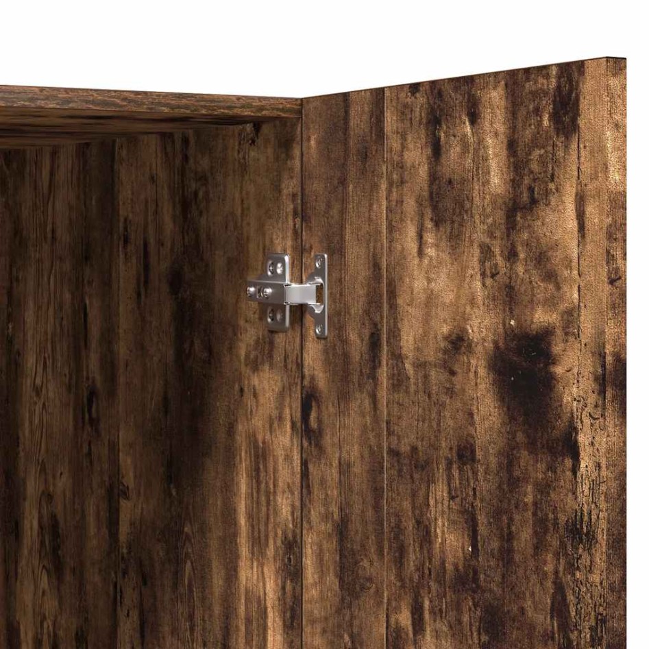 Armario de lavadora marrón ahumado 71x71,5x91,5