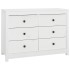 Armario auxiliar de madera maciza de pino blanco 100x40x72