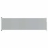 Toldo lateral retráctil de jardín gris 180x600