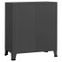 Cajonera industrial de metal gris antracita 78x40x93