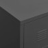 Cajonera industrial de metal gris antracita 78x40x93
