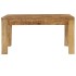 Mesa de centro de madera maciza de mango 80x80x40