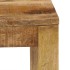 Mesa de centro de madera maciza de mango 80x80x40