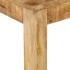Mesa de centro de madera maciza de mango 80x80x40
