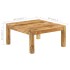 Mesa de centro de madera maciza de mango 80x80x40
