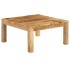 Mesa de centro de madera maciza de mango 80x80x40