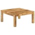 Mesa de centro de madera maciza de mango 80x80x40