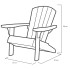 Keter Silla Adirondack Troy color