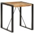 Mesa de comedor madera maciza de mango rugosa 70x70x75