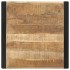 Mesa de comedor madera maciza de mango rugosa 70x70x75