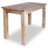 Mesa de comedor de madera maciza de caoba 120x60x77