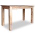Mesa de comedor de madera maciza de caoba 120x60x77
