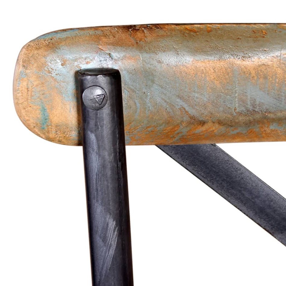 Taburete de barra de cocina madera maciza