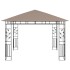 Cenador con mosquitera gris taupe 3x3x2,73 m 180