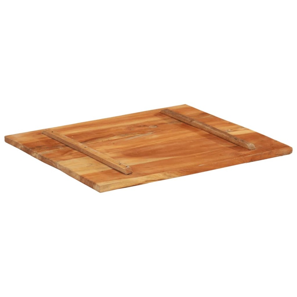 Tablero de mesa rectangular madera maciza 70x80 cm 25-27