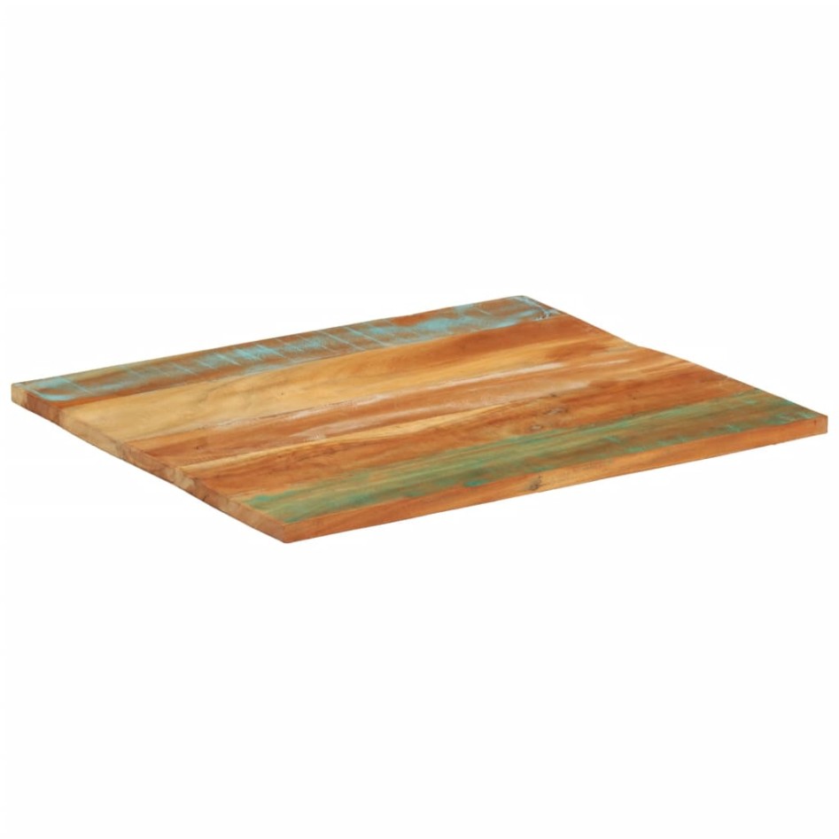 Tablero de mesa rectangular madera maciza 70x80 cm 25-27