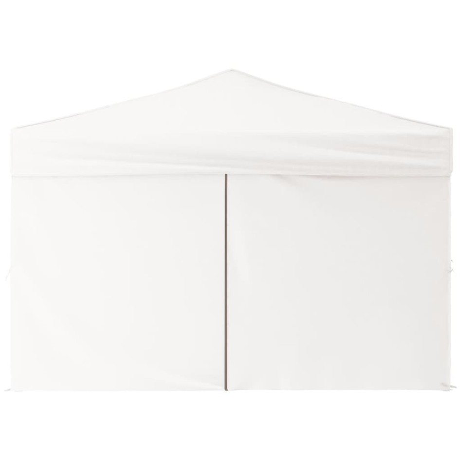 Carpa para fiestas plegable con paredes laterales blanco 3x3