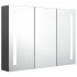 Mueble de baño con espejo LED 89x14x62