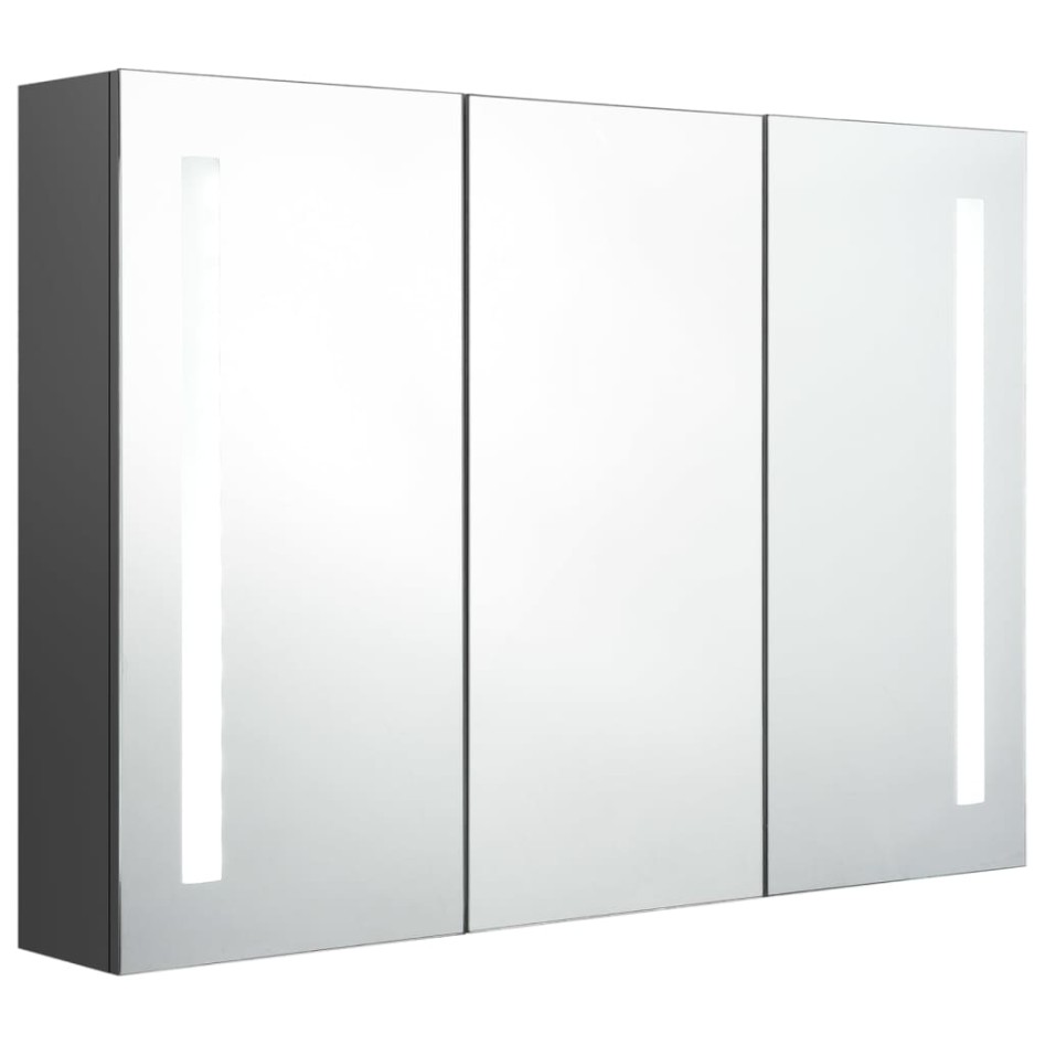 Mueble de baño con espejo LED 89x14x62