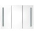 Mueble de baño con espejo LED 89x14x62