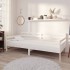 Sofá cama sin colchón madera maciza de pino blanco 90x200