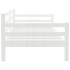 Sofá cama sin colchón madera maciza de pino blanco 90x200
