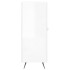 Aparador de madera contrachapada blanco brillante 69,5x34x90